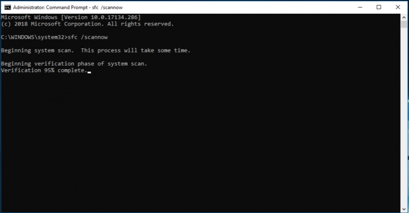 Windows-Wiederherstellungsdienst über das SFC-Tool
