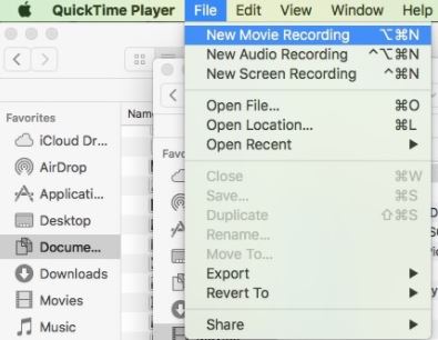 Speichern Sie Snapchat-Videos mit QuickTime