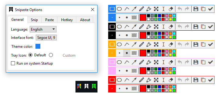 Snipaste Review: Anpassungen