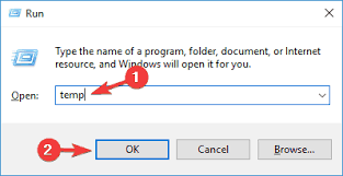 Bereinigen Sie die temporären Daten, bevor Sie das E-Mail-Reparaturtool ausführen Running