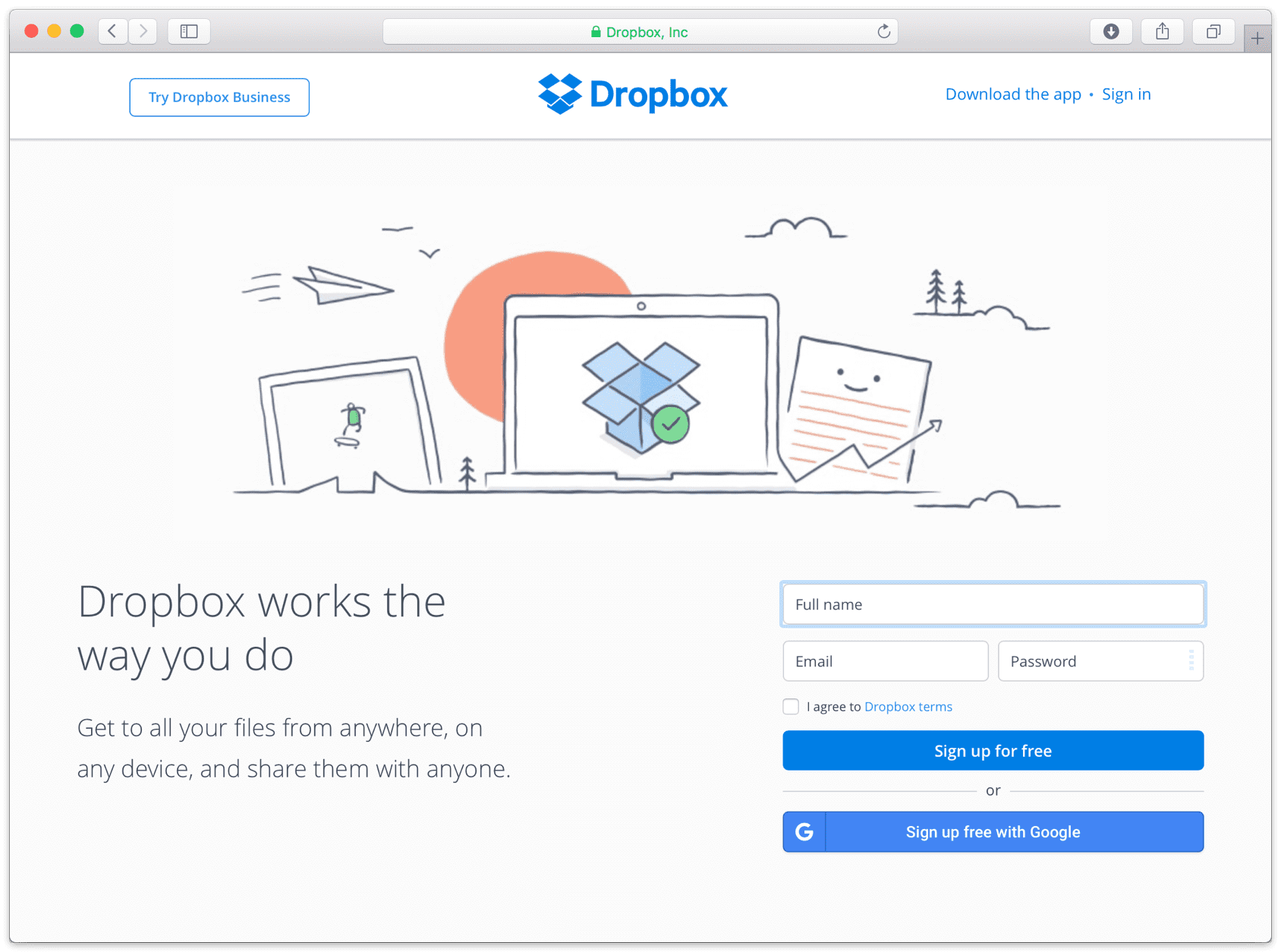 Dropbox-Fehler 413 Fix Dropbox Web