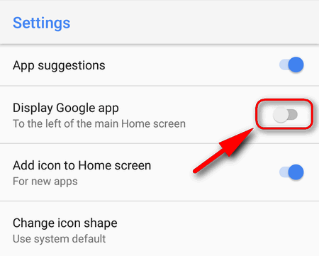 Google-Suchleiste auf Android entfernen Deaktivieren Sie Google App