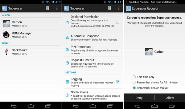 Supersu Android Root-Superuser-Management-Superuser