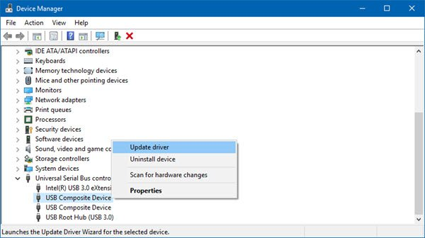 Aktualisieren Sie USB-Treiber über den Geräte-Manager, um ein beschädigtes Flash-Laufwerk ohne Formatierung zu reparieren