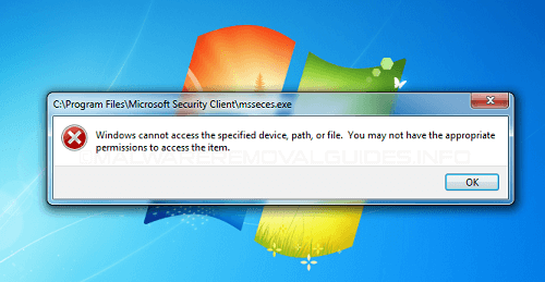 Windows kann nicht auf den angegebenen Gerätepfad oder die angegebene Datei zugreifen