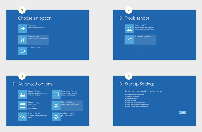 Reparatur für den Windows UndDelete-Dienst