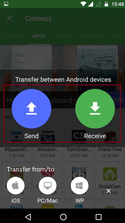 So übertragen Sie Videos mit Xender von Android auf das iPhone