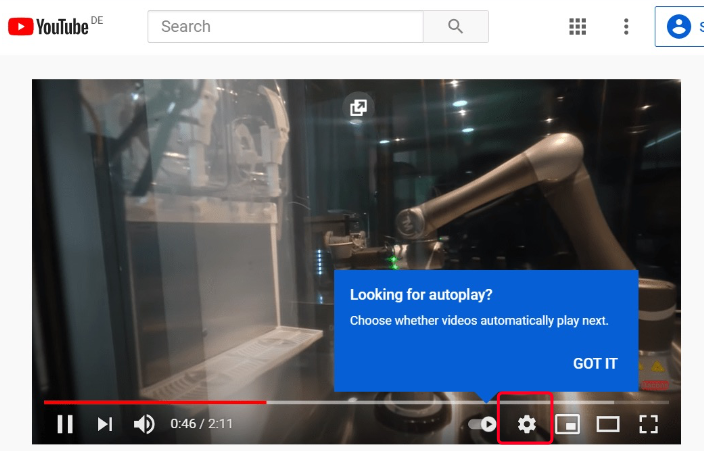 YouTube Autoplay schaltet Desktop-Web weiterhin ein