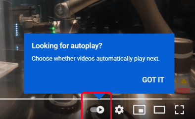 YouTube Autoplay aktiviert weiterhin die mobile App