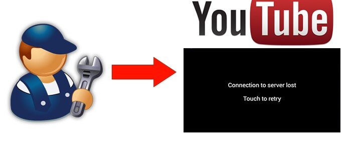 YouTube-Verbindung zum Server verloren