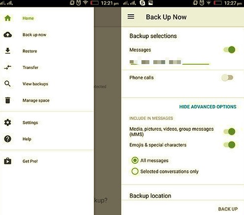 Übertragen Sie Textnachrichten von Android auf Android mit SMS-Backup und -Wiederherstellung