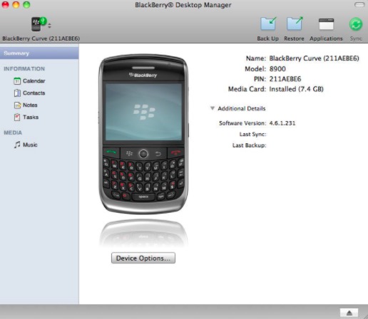 So verwenden Sie die Blackberry-Desktop-Software zum Übertragen von Kontakten