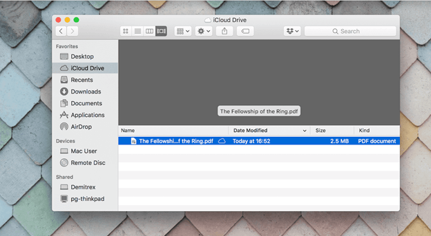 Übertragen Sie PDF über iCloud auf das iPad