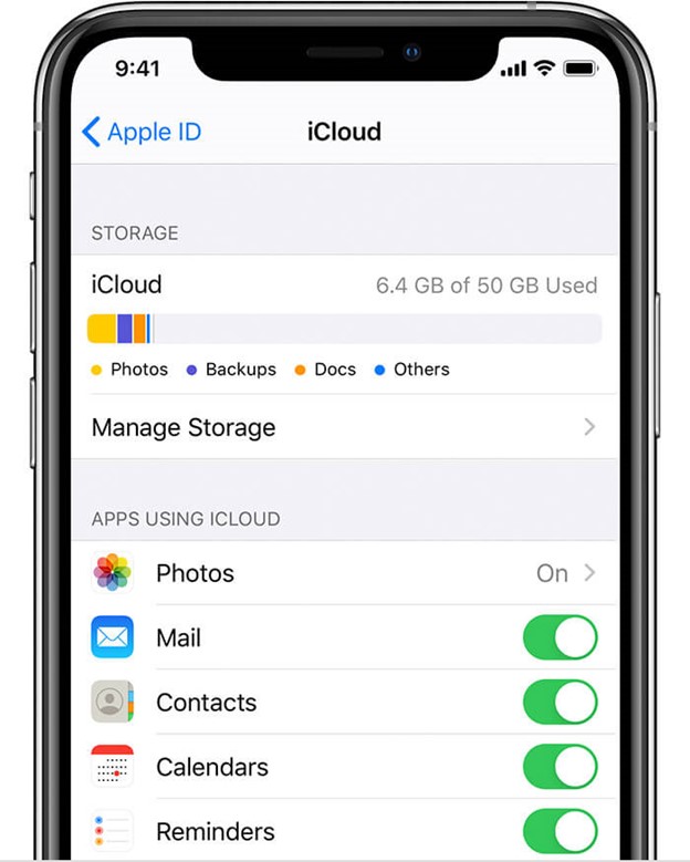 Daten über iCloud an Samsung S10 Fold übertragen