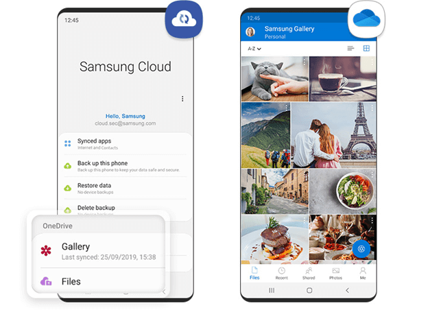 Übertragen Sie Samsung-Dateien mit Samsung Cloud