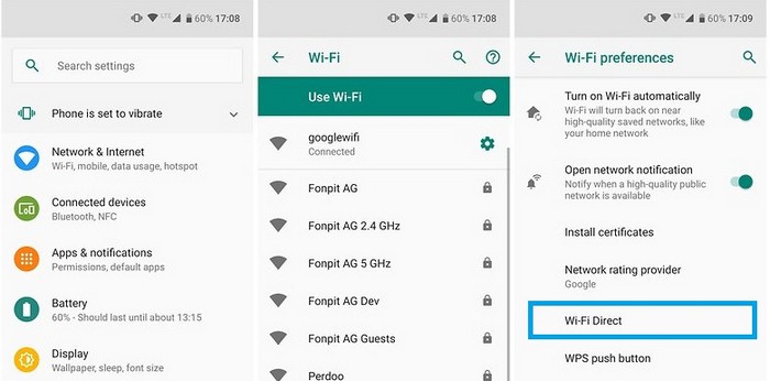 Übertragen Sie Samsung per Wi-Fi oder Bluetooth auf Huawei