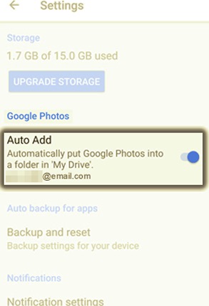 Verwenden Sie Google Fotos, um Fotos von Android auf Android zu übertragen