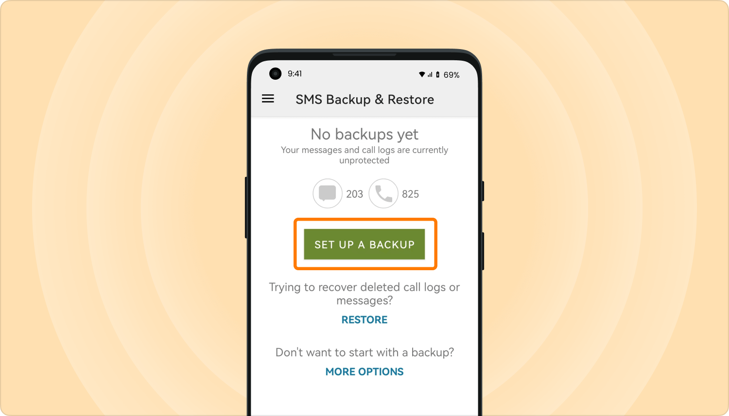 Übertragen Sie Android SMS per SMS Backup & Restore