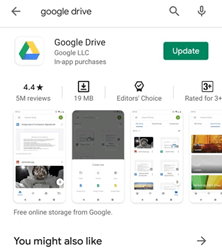 Wechseln Sie Fotos von Google Drive