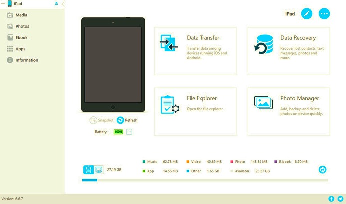 Syncios iPhone Transfer Eine der Top iOS Transfer Software