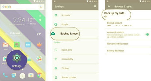 Übertragen Sie Textnachrichten von Android auf Android mit Google Backup