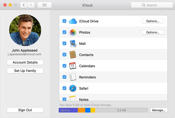 Übertragen Sie das iPhone mit iCloud Drive auf den Mac
