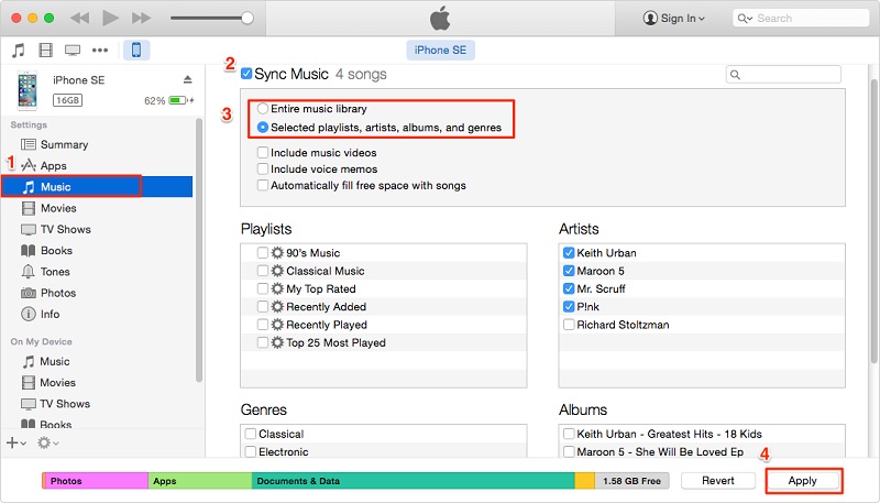 Synchronisieren Sie Ihr iPhone mit iTunes