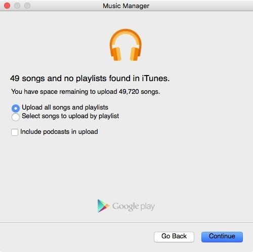 Wählen Sie Songs aus, die Sie übertragen möchten