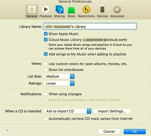 Übertragen Sie Musik vom iPod auf den Mac über die iCloud-Musikbibliothek