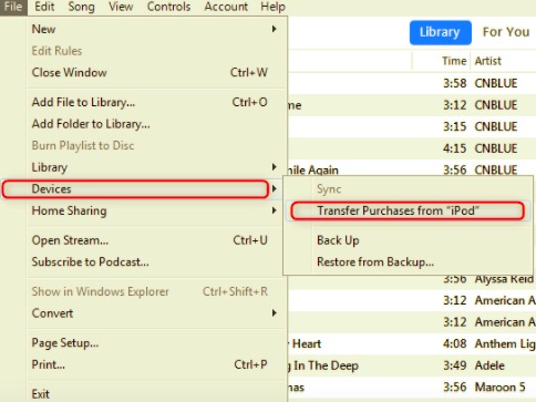 Übertragen Sie Musik vom iPod auf den Mac mit iTunes