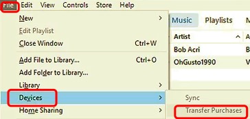 Übertragen Sie Musik vom iPhone auf das iPhone mit dem iTunes-Programm