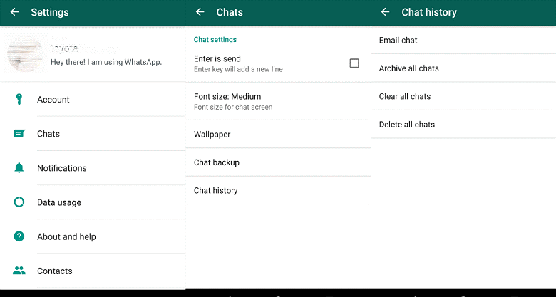 Übertragen Sie den WhatsApp-Chat per E-Mail mit Ihrem Android-Gerät