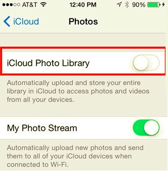 Übertragen Sie Fotos vom iPhone auf die Festplatte mit der iCloud-Fotobibliothek