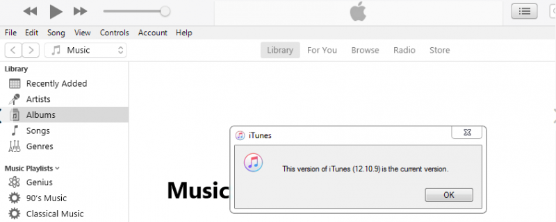 Aktualisieren Sie iTunes, um zu beheben, dass ein an das System angeschlossenes Gerät nicht funktioniert