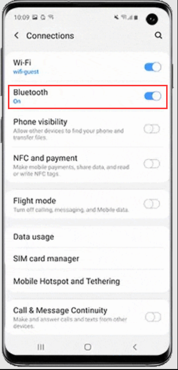 Übertragen Sie Daten von Samsung auf Oneplus mit Bluetooth