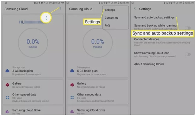 Übertragen Sie Samsung Notes mit der Samsung Cloud auf ein neues Telefon