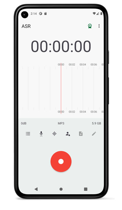 ASR Android Voice Recorder