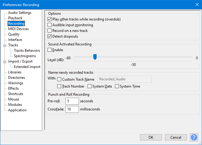 Nehmen Sie Musik mit Audacity auf einem Laptop auf