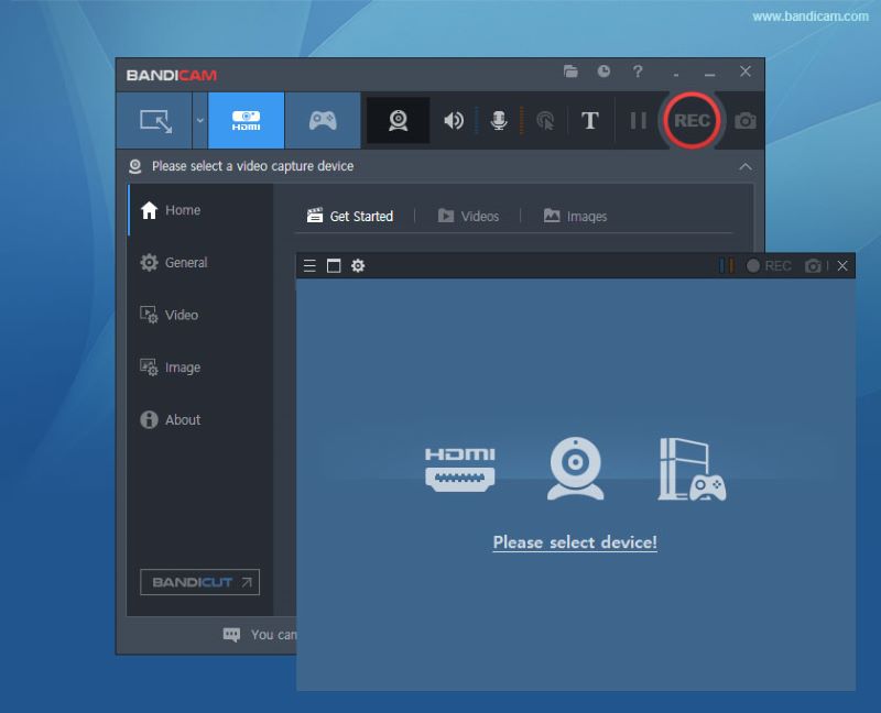 Bandicam Zoom-Aufnahme-App