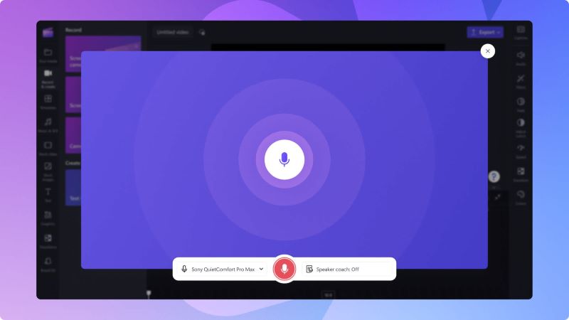 Nehmen Sie die letzten 30 Sekunden auf dem PC über Clipchamp auf