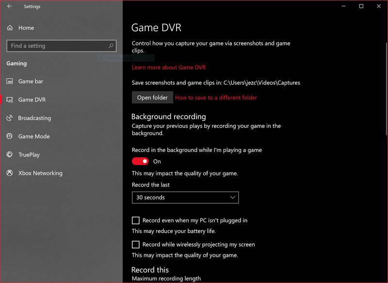Nehmen Sie das Xbox-Gameplay mit dem Game DVR auf
