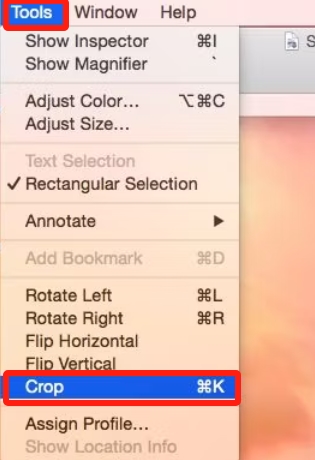 So beschneiden Sie Screenshots auf dem Mac mit der Vorschau-App