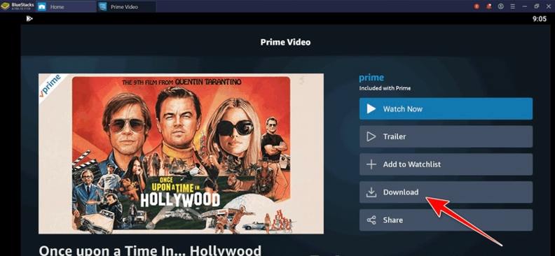 Laden Sie Amazon Prime Video mit der integrierten Funktion herunter