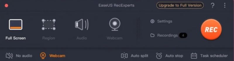 EaseUS RecExperts – Secert Recording