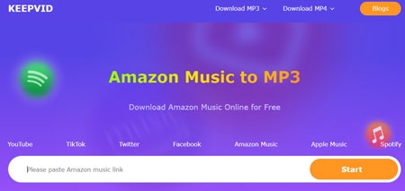 Laden Sie MP3 von Amazon Music über den Online Music Converter herunter