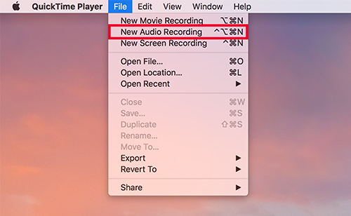 So nehmen Sie Internetradio mit dem QuickTime Player auf