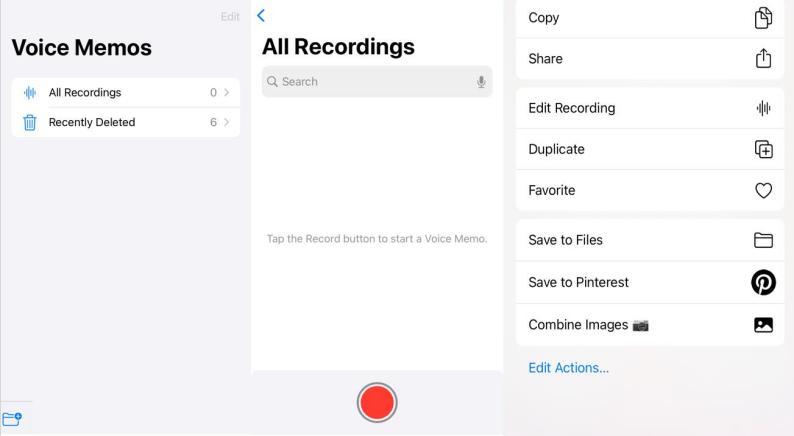 Nehmen Sie Streaming-Audio auf iOS auf