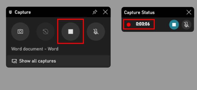 So zeichnen Sie den Bildschirm unter Windows 11 mit Audio über das Capture-Widget auf