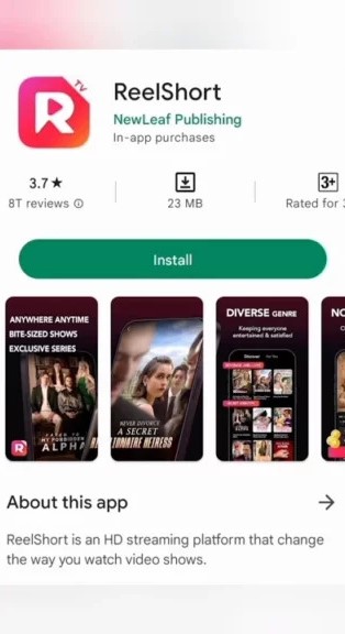 ReelShort App-Rezension für Telefone