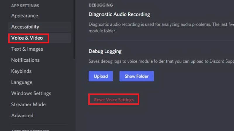Setzen Sie die Discord-Spracheinstellungen zurück, um das Mikrofon zu reparieren